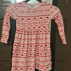 Red and white dress by Old Navy; 5T